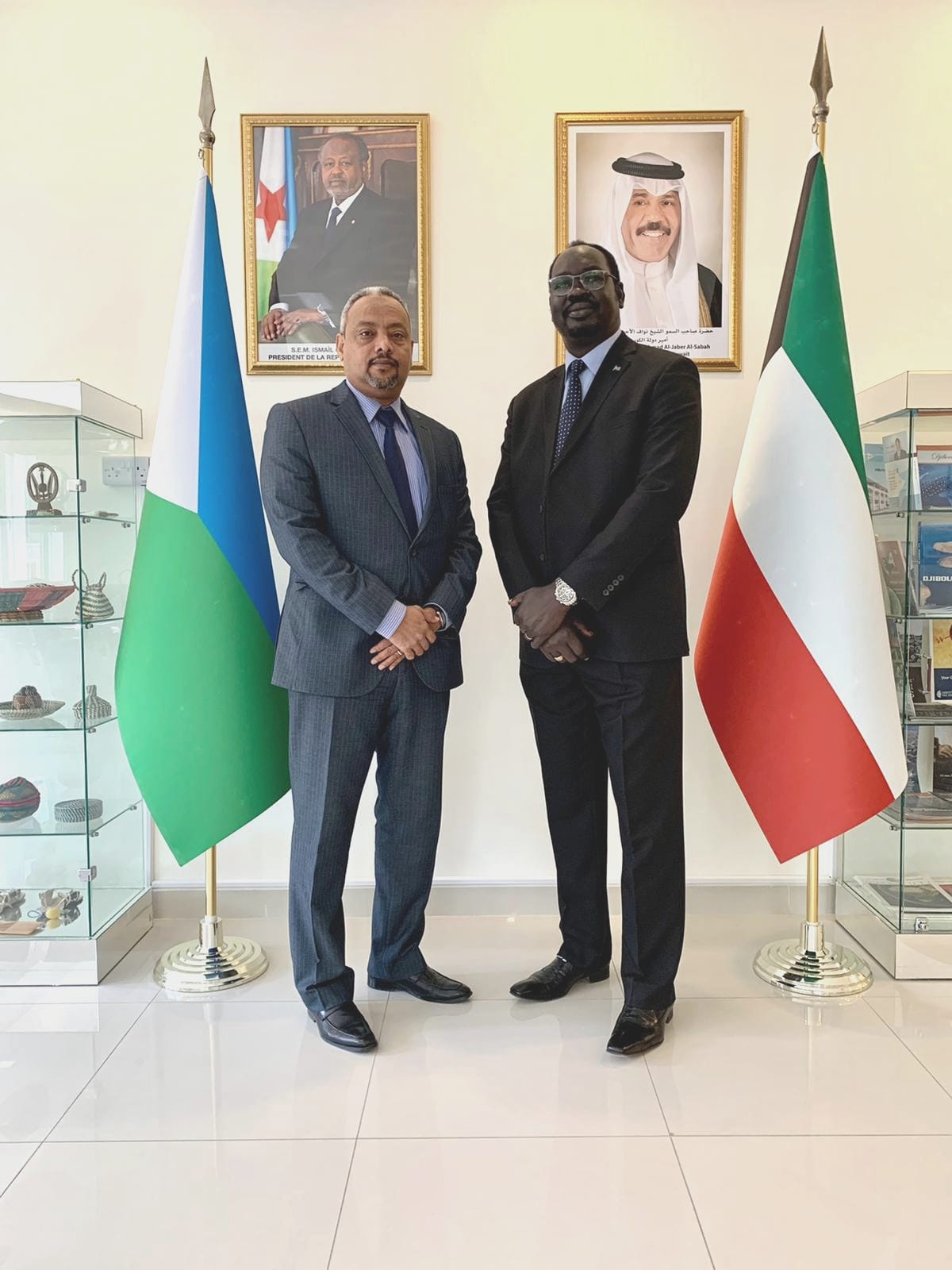 زيارة قائم بالأعمال سفارة جمهورية جنوب السودان لدى دولة الكويت لسفارة 